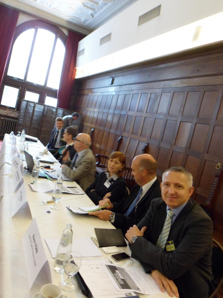 From right to left: GNSS.asia co-coordinator Rainer Horn, Jean-Yves Roger from the European Commission, GSA’s Justyna Redelkiewicz, and GNSS.asia co-coordinator Daniel Ludwig