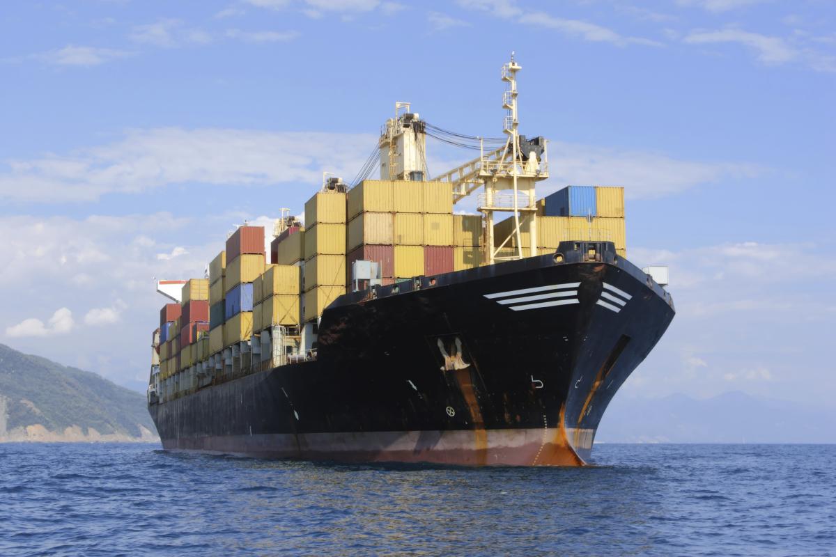 Cargo ship. © Thinkstock