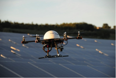 EASY PV, a GSA-funded Horizon 2020 project, uses remotely piloted aircraft systems (RPAS) in a cost-efficient solution for PV plant maintenance ©EASY PV
