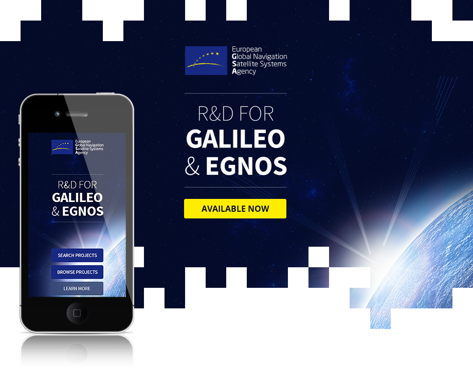 The GSA’s R&D for Galileo and EGNOS App is available for free download from the iTunes and Google Play stores.