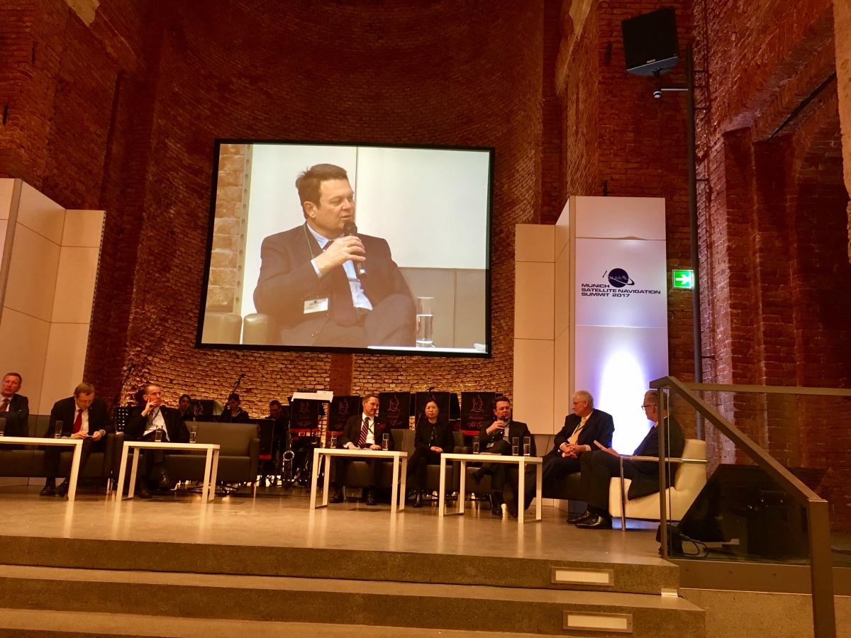 Speakers panel at the European GNSS Best Practise Exchange Workshop Bratislava, 10th February 2015