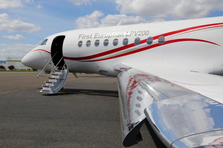 Falcon 2000 xls at Paris Charles de Gaulle Airport 