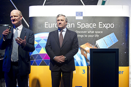 David Willetts, Science Minister and Antonio Tajani, Vice President of the European Commission. © bisgovuk