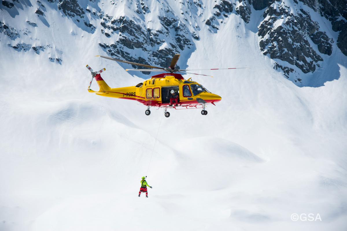 Helicopter Rescue in the Italian Alps